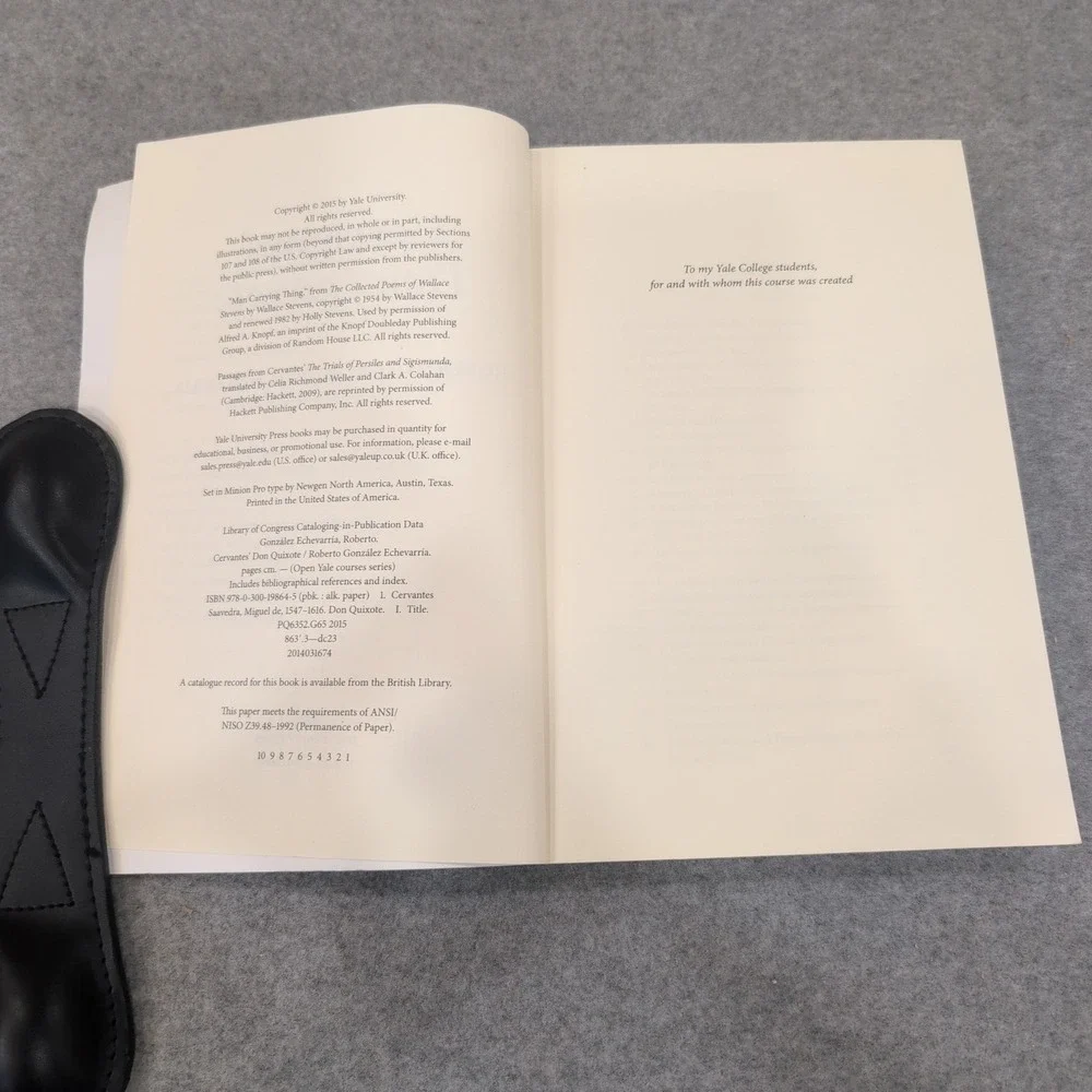 Cervantes' Don Quixote Roberto Gonzalez Echevarria Yale University Press 2015 - Picture 3 of 5